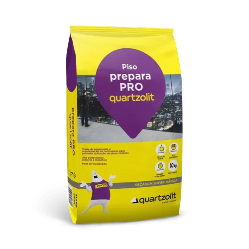 Argamassa de regularização Prepara PRO 10kg Quartzolit