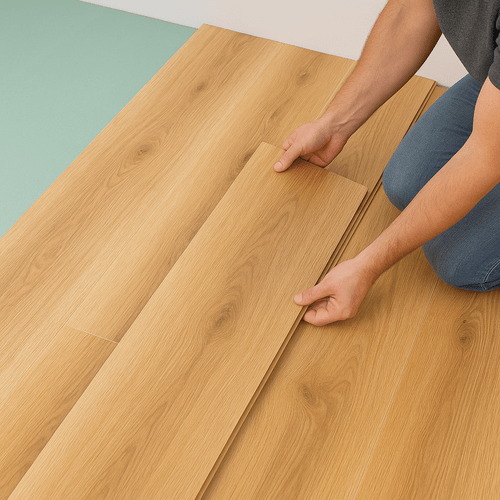 Mão de obra de Instalação de piso laminado/flutuante/vinílico Click (instalamos a cima de 30m²)