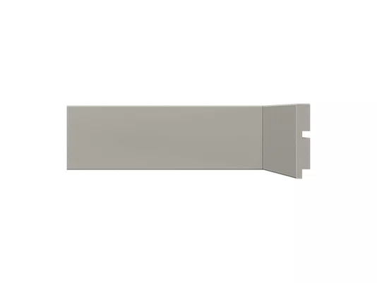 Rodapé Santa Luzia POP em Poliestireno 451 - 7cm Cinza Glacial
