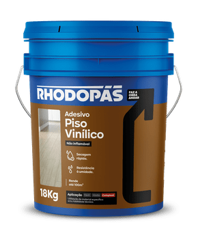 Adesivo para piso vinilico Rhodopas 18Kg
