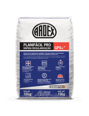 ARDEX PLANIFÁCIL PRO GPS+ argamassa de regularização espatulada