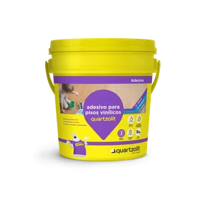 Cola Adesivo Vinilico Quartzolit Branco Balde 18 Kg