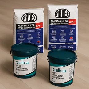 Kit de Insumos para 40 m² de Piso Vinílico