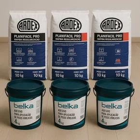 Kit de Insumos para 60 m² de Piso Vinílico