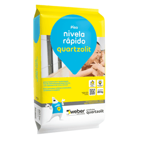 Nivela Rápido Argamassa Autonivelante Quartzolit 20kg