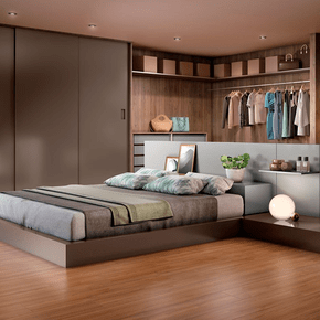 Piso Laminado Eucafloor Prime Click Nogueira Málaga