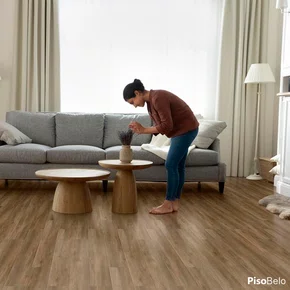 Piso Vinílico Singular Floor Naturalis 2mm Lotus