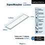 Piso Vinílico Arquitech Lumiere 3mm Passion
