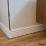 Rodapé Arquitech em Poliestireno com friso 15 cm Branco 51915