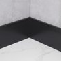 Rodapé Santa Luzia de Poliestireno 3480 Frisado Black 240x15cm