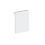 Rodapé de Sobrepor Retrofit Arquitech em Poliestireno Liso 12 cm Branco  50712