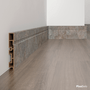 Rodapé Eucatex Acqua New em PVC Frisado 10 cm Nº 25