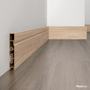 Rodapé Eucatex Acqua New em PVC Frisado 10 cm Nº 6
