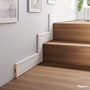 Rodapé Eucatex Estilo em MDF Frisado 10 cm Branco