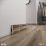Rodapé Eucatex Estilo em MDF Frisado 5 cm Nº 23