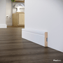 Rodapé Eucatex Estilo em MDF Frisado 7 cm Branco
