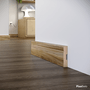 Rodapé Eucatex Estilo em MDF Frisado 7 cm Nº 7