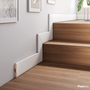 Rodapé Eucatex Estilo em MDF Liso 10 cm Branco