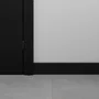 Rodapé Santa Luzia de Poliestireno 3547 Liso Black 240x10cm